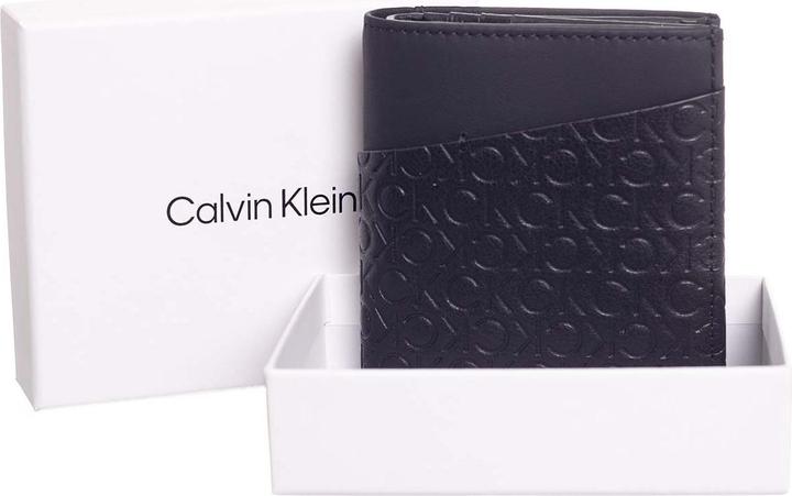 Immagine prodotto Calvin Klein CK Must Mono Trifold 6CC W/Coin Nero Tonal Mono