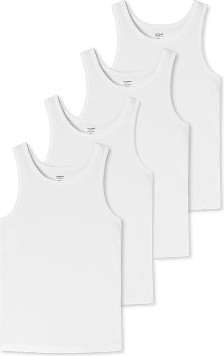 Produktbild Uncover by Schiesser 4er Pack Basic Unterhemd / Tanktop (L)