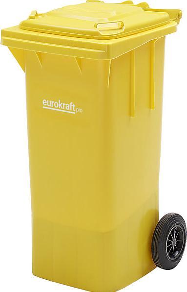 Produktbild eurokraft pro Grossmülltonne aus Kunststoff, nach DIN EN 840 (80 l)