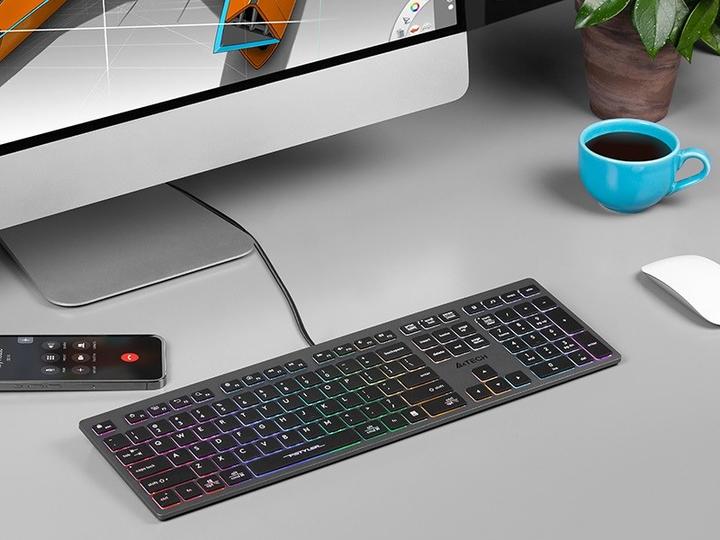 Image du produit A4Tech A4T FStyler FX60H (neoninis apšvietimas) (ING. Int., Filaire)