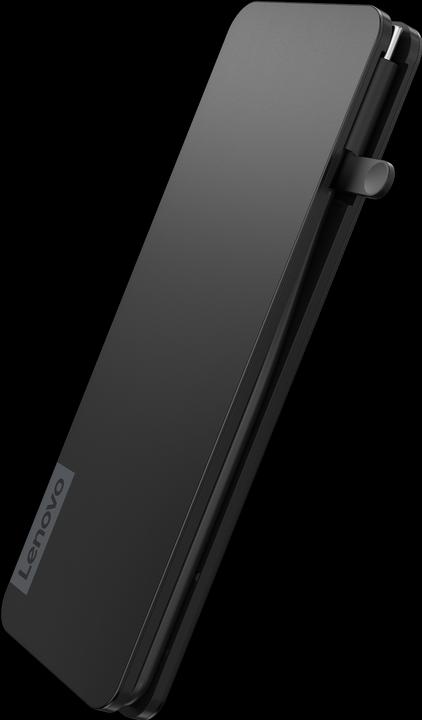 Actual product image Lenovo Usb-C Slim Travel (USB-C, 8 Ports)