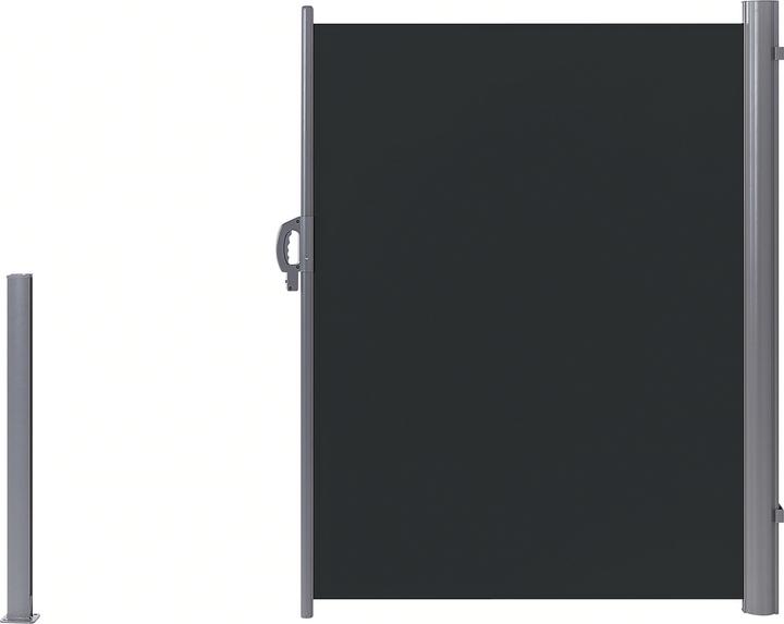 Actual product image Beliani Side awning graphite grey extendable 160 x 300 cm DORIO (3.05 m)