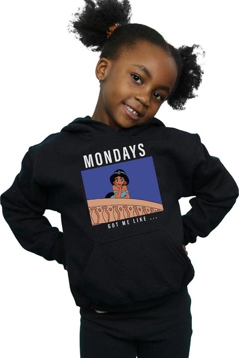 Actual product image Disney Princess Girls Jasmine Mondays Got Me Like Hoodie (116)