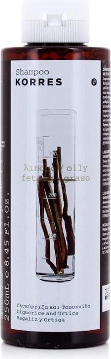 Productafbeelding Korres Zoethout & Urtica (250 ml, Vloeibare shampoo)