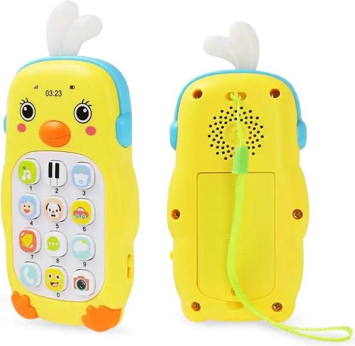 Immagine prodotto Activity Board Baby Musical Mobile Cartoon Teether Phone con suono e luce Telefono Elettronico Giocattolo