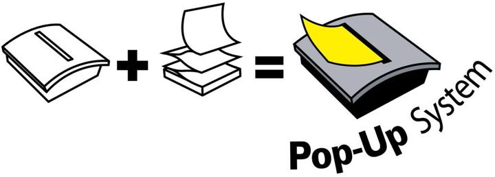 Actual product image Post-it Z-Notes Dispenser (76 x 76 mm)