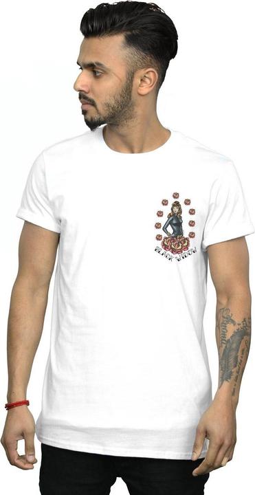 Produktbild Black Widow Tattoo Breast Print TShirt (5XL)