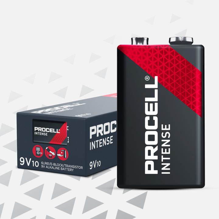 Actual product image Duracell Procell Intense Power (10 pcs., 9V Block, 673 mAh)