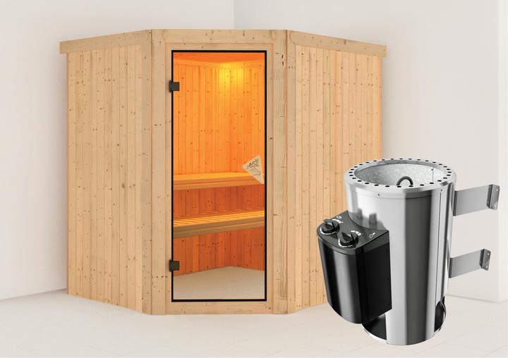 Produktbild Karibu Lilja ohne Dachkranz (Plug & Play 3,6 KW interne Steuerung)