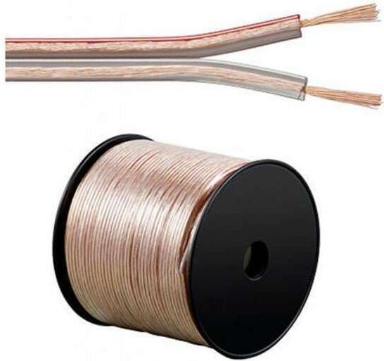 HDgear Lautsprecherkabel 4mm² Transparent OFC (100 m, 4 mm²)