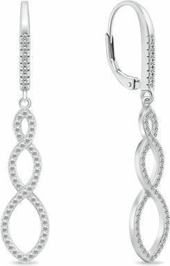 Produktbild Brilio Silver - Luxury earrings with zircons EA143W