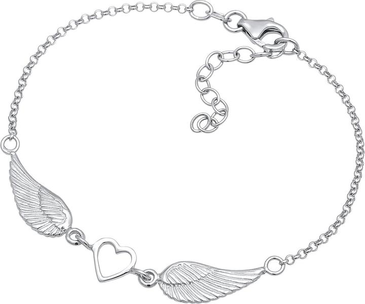 Elli Armband Herz Flügel 925 Sterling Silber