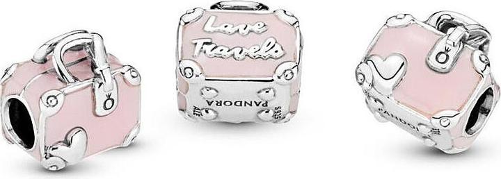 Actual product image Pandora Suitcase (Silver 925, Enamel)