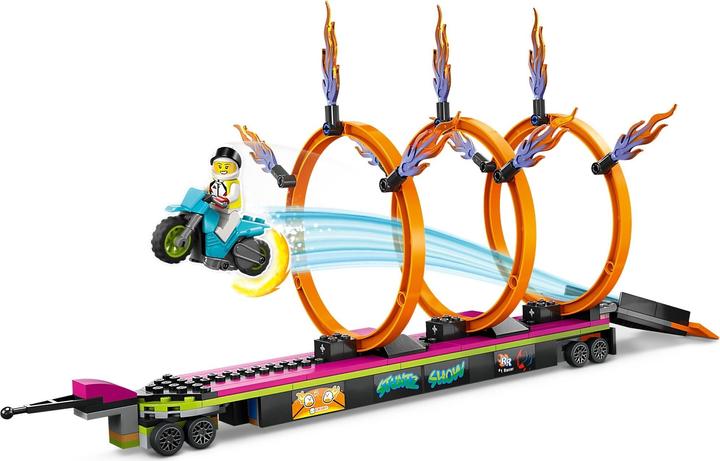 Immagine prodotto LEGO Sfida del camion acrobatico con pneumatici infuocati (60357, LEGO City)