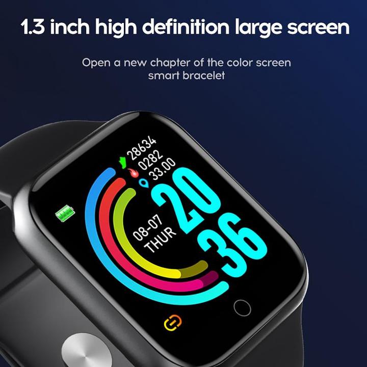 Actual product image PhoneLook Smart Watch FitPro Y68 Fitness Tracker Smart Watch incl. touchscreen + programmes