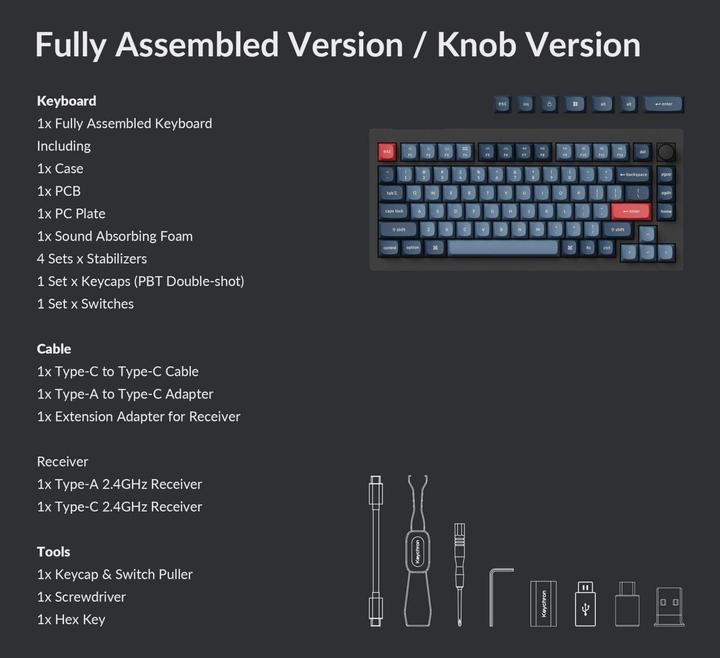 Produktbild Keychron V1 Max (US, Kabelgebunden, Kabellos)