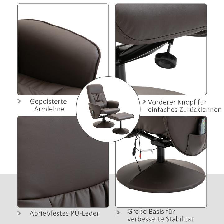 Image du produit Homcom Chaise de massage
