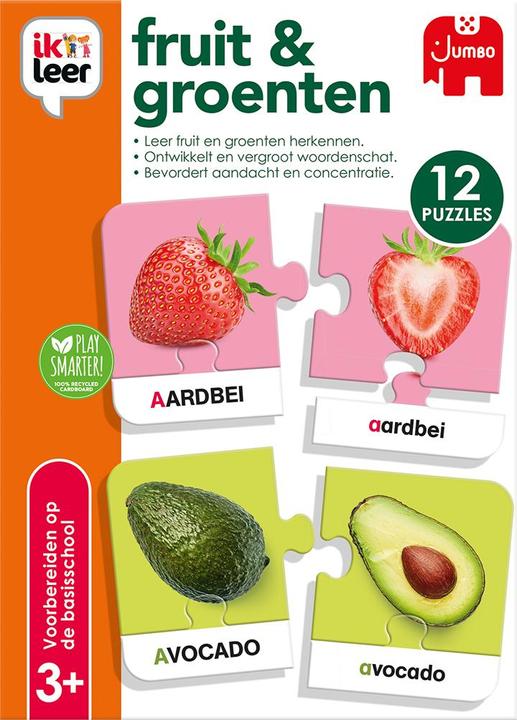Image du produit Jumbo J'apprends les fruits et légumes (Anglais, Allemand, Néerlandais)