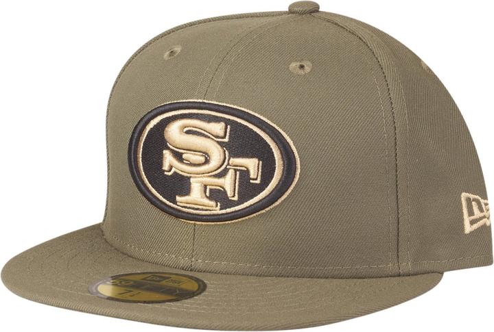 Actual product image New Era 59Fifty Fitted Cap - San Francisco 49ers olive (8)
