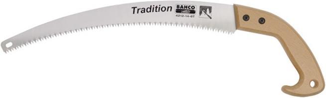 Immagine prodotto Bahco Sega per rami con punte dei denti riaffilabili e manico in legno, 6 denti, 11".