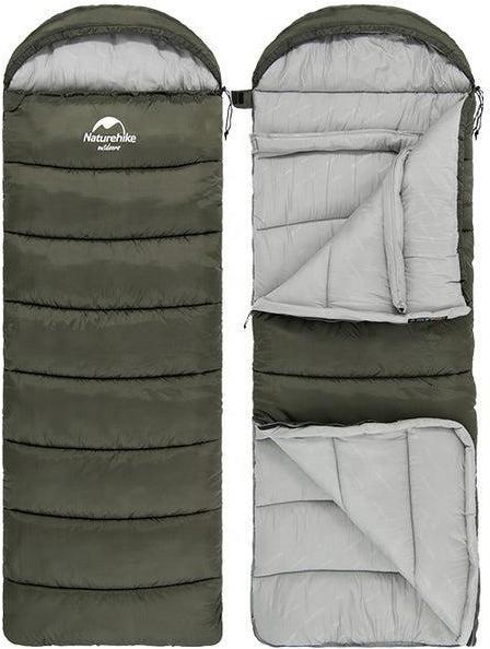 Actual product image Naturehike U series sleeping bag U250 1500g - brown (220 cm)