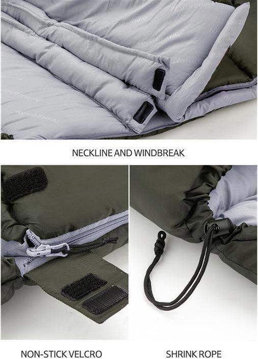 Actual product image Naturehike U series sleeping bag U250 1500g - brown (220 cm)