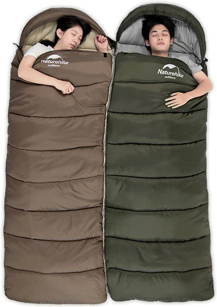 Actual product image Naturehike U series sleeping bag U250 1500g - brown (220 cm)