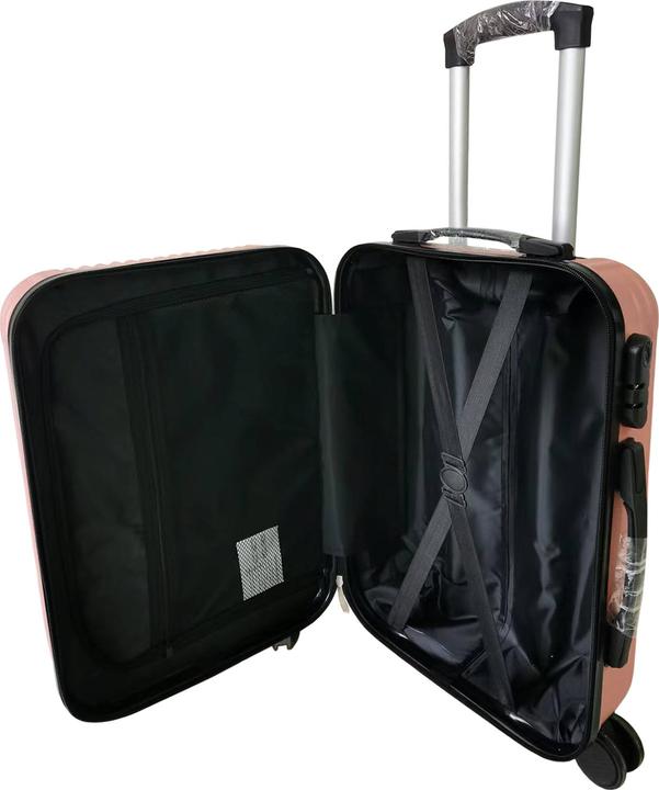 Image du produit NTK-Collection Hartschalenkoffer 4er-Set Frenzi Rosegold (115 l, Bagage à main (jusqu'à 50l), M (50 - 90l), L (90 - 115l), XL (à partir de 115l))