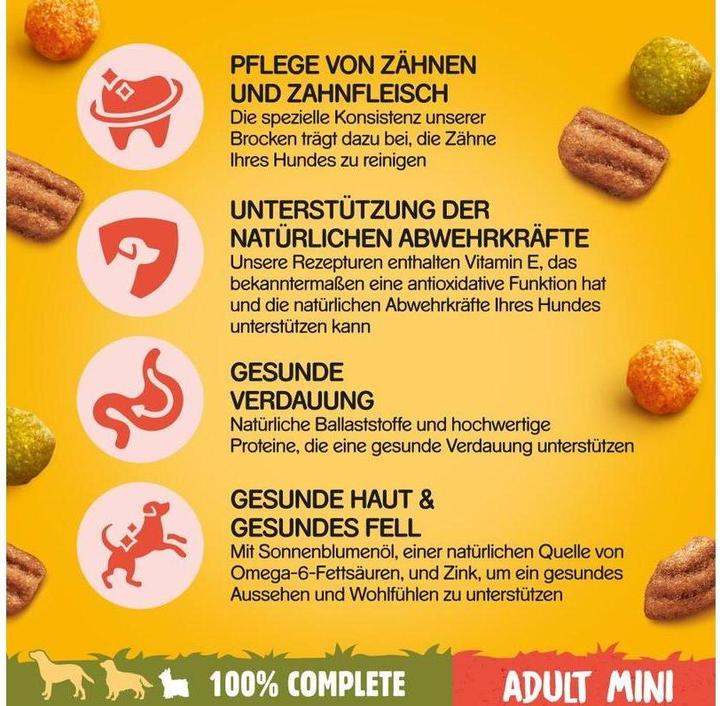 Actual product image Pedigree Dry with poultry & vegetables (Adult, 6 pcs., 2000 g)