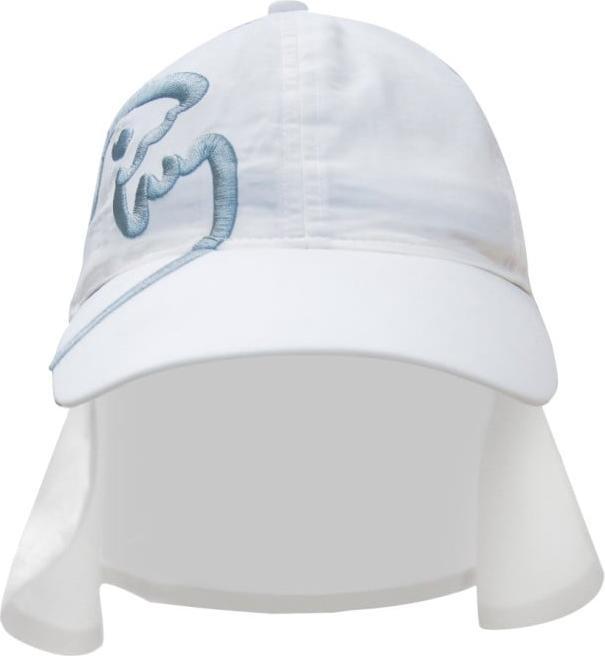 Immagine prodotto IQ-UV Berretto con protezione UV con protezione del collo per bambini, bianco (1 pz) (Crema solare viso, SPF 50+)