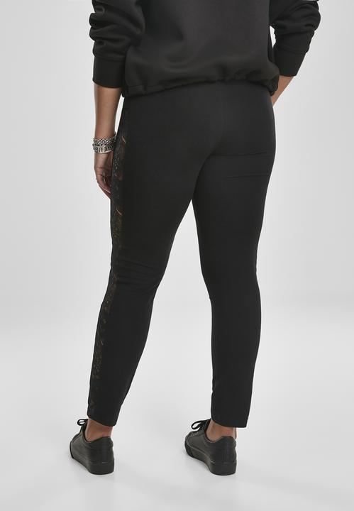 Actual product image Urban Classics Ladies Lace Striped Leggings (XL)