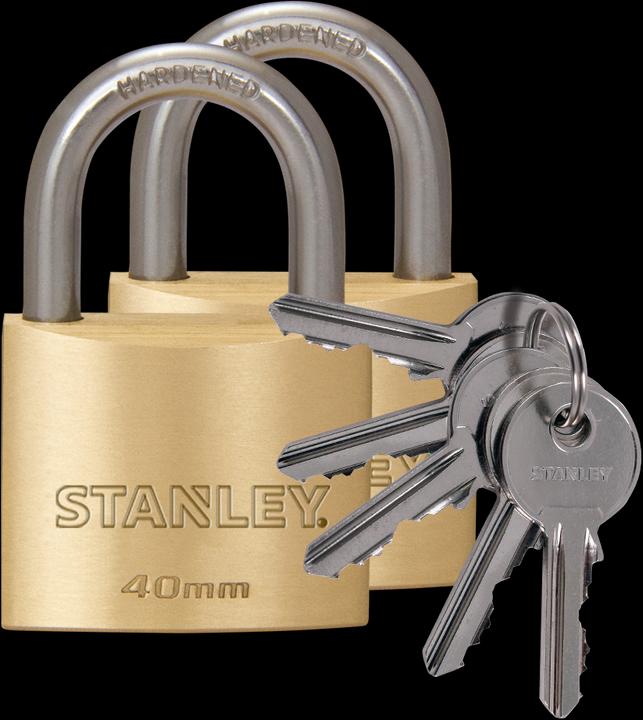 Stanley Messing-Vorhängeschloss 40mm