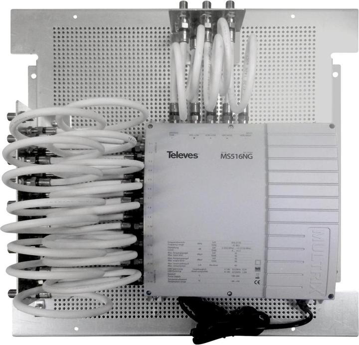 Produktbild Televes Montageplatte MP-MS516NG m.Multischalter 5in16 745955 (Multischalter)
