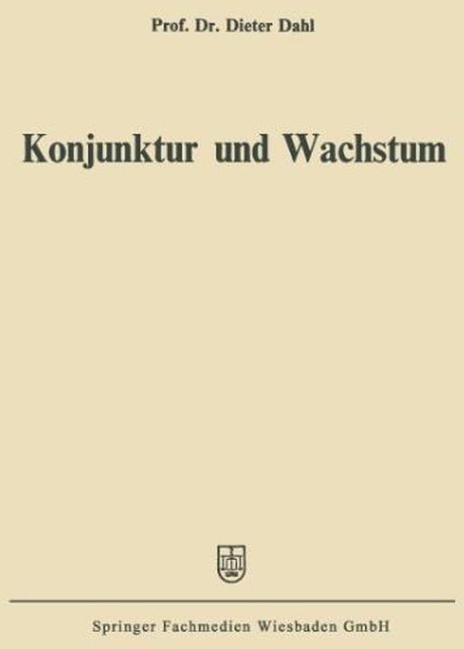 Produktbild Konjunktur und Wachstum (Deutsch, Dieter Dahl, 1970)