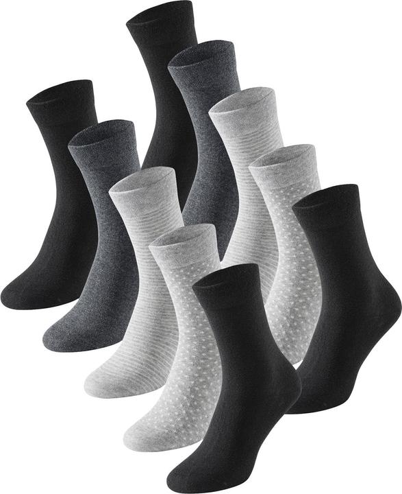 Schiesser Freizeitsocken Cotton Fit (10er Pack, 39 - 42)