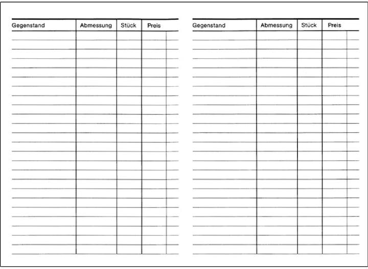 Nutritional values and ingredients Rnk Tool book A6 neutral 8 sheets (8 x)
