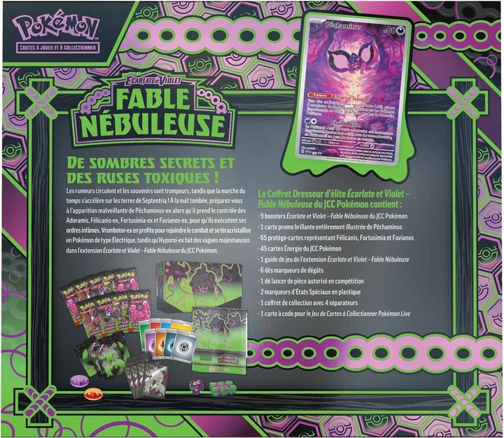 Image du produit Pokémon JCC - Écarlate et Violet - Coffret Dresseur d'Élite EV6.5 (Français, Boîte Elite / Top Trainer)