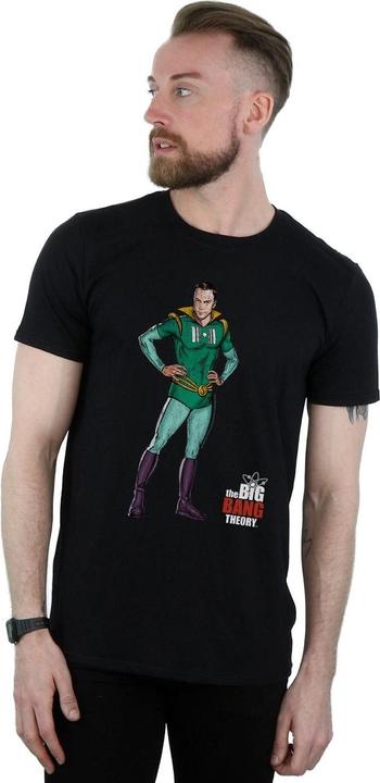 Image du produit Dam T-shirt Superhero Sheldon pour homme (3XL)