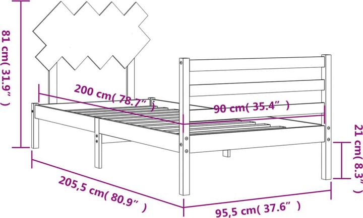 Image du produit VidaXL Fulbert (90 x 200 cm)