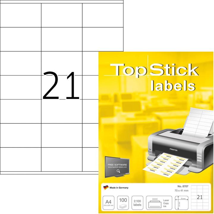 Image du produit TopStick Etiquettes universelles HERMA