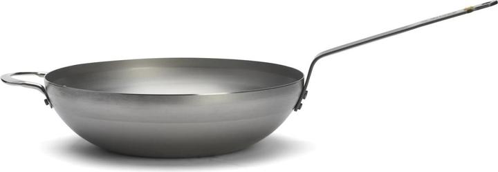 Produktbild de Buyer Wok abgerundeter mit Gegengriff 32 cm (32 cm, Wok Pfanne, Stahl)