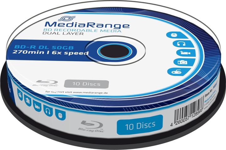 Produktbild MediaRange Bd-R (10 x)