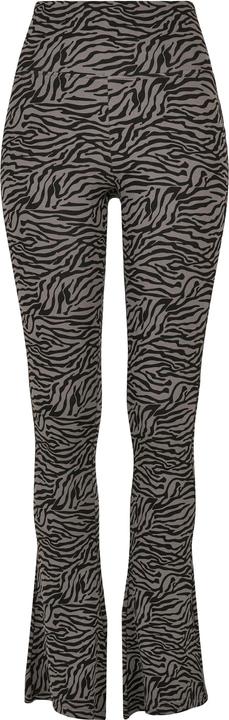 Actual product image Urban Classics Ladies High Waist Zebra Boot Cut Leggings - 14105 (XL)