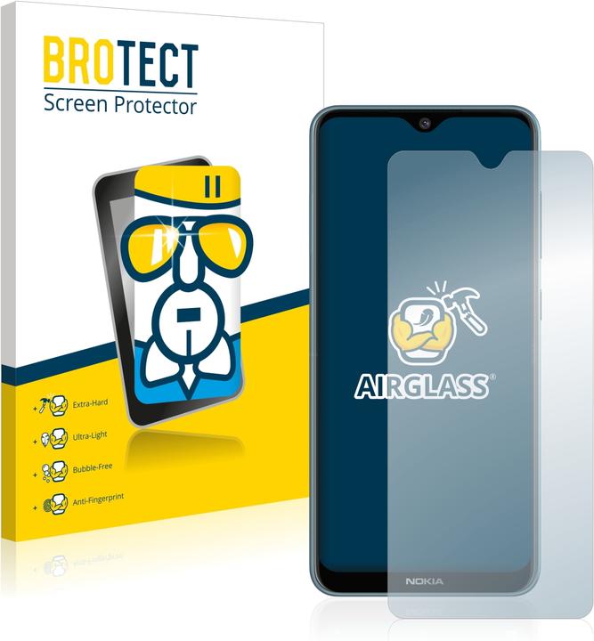 Actual product image BROTECT AirGlass Glass (1 Piece, Nokia 6.2)