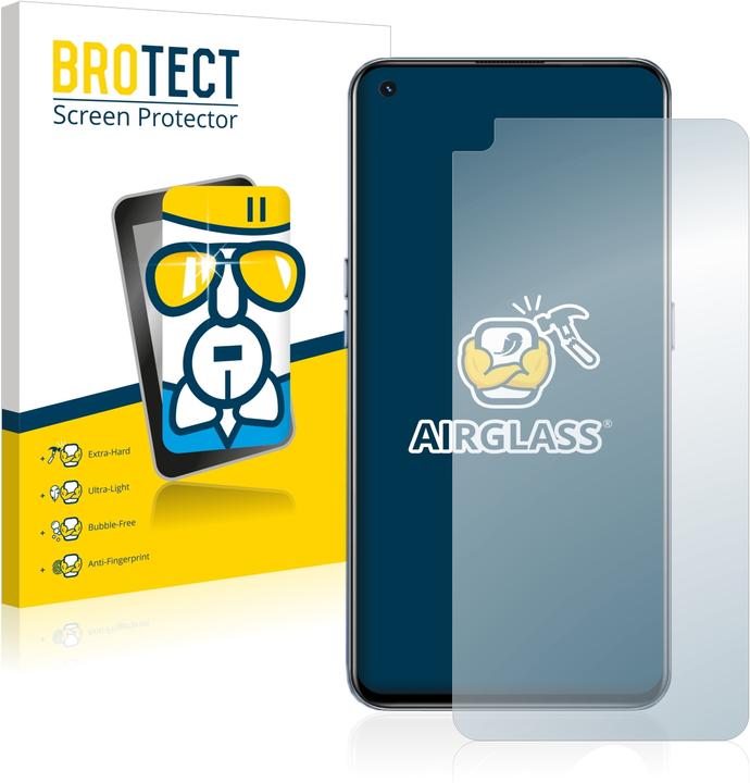 Produktbild BROTECT AirGlass Panzerglasfolie (1 Stück, Realme GT 5G)