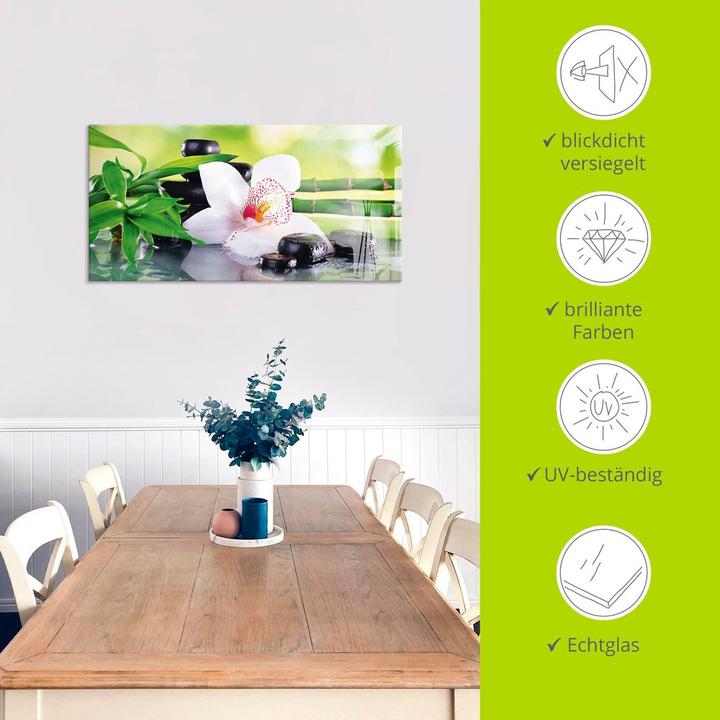 Produktbild Artland Spa Steine Bambus Zweige Orchidee T9IQ (125 x 50 cm)