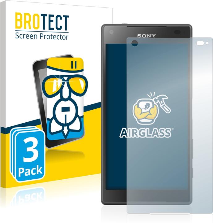 Produktbild BROTECT AirGlass Panzerglasfolie (3 Stück, Sony Xperia Z5 Compact)