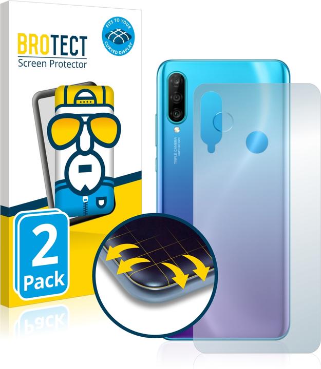 Immagine prodotto BROTECT Full-Cover Pellicola (2 Pezzo/i, Huawei P30 Lite)