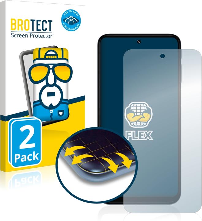Produktbild BROTECT Full-Cover Displayschutz (2 Stück, Motorola Moto G31)