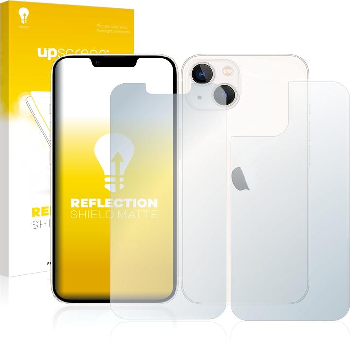 upscreen Reflection Shield Displayschutz Matt (1 Stück, Apple iPhone 13)